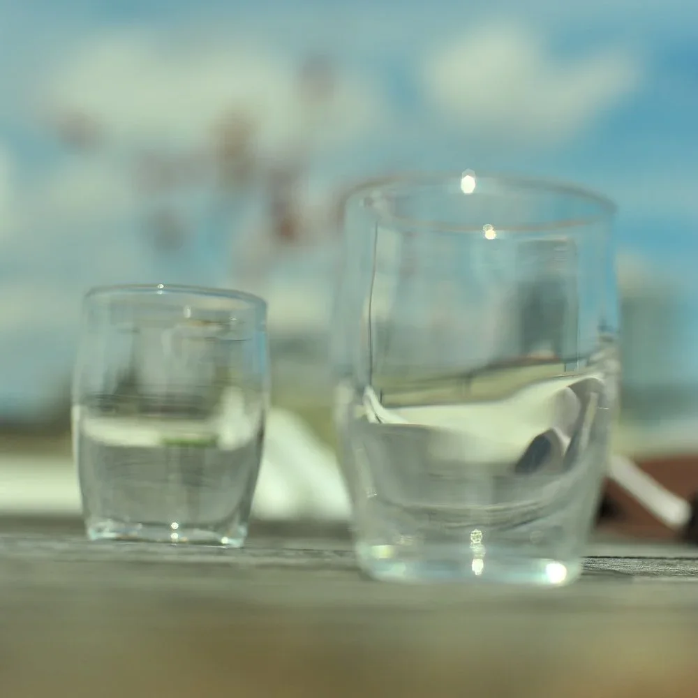 3in1 Set of 2 Glassware Shot Glass Ice Cream Candle Makers